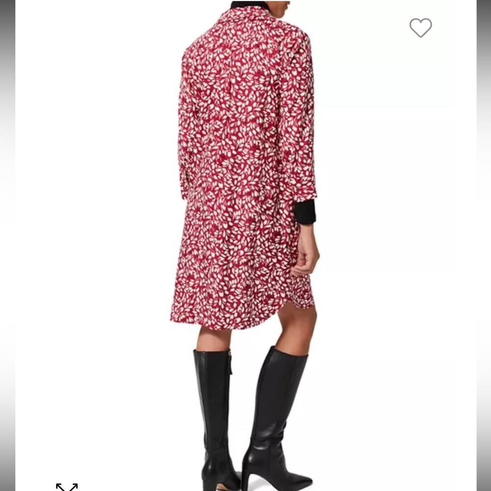 Hobbs London-NWT size 14 “Marciella” cranberry 100% viscose shirt dress. NEW! - Picture 10 of 16